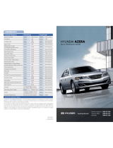 Hyundai AZERA 2011 Quick Reference Manual