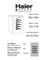 Haier HVF042BBG - Wine Cellar - 42 Bottled User manual