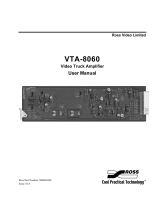 Ross VTA-8060 User manual