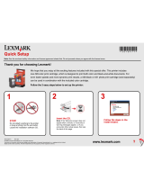 Lexmark X5400 Series Quick Setup