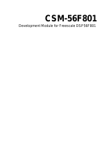 Freescale Semiconductor CSM-56F801 User manual