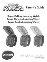 VTech PJ Masks Super Learning Watch User manual