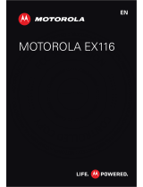 Motorola EX116 User manual