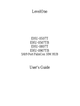 LevelOne EHU-0907TB User manual