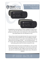 HeadRoom The Portable Micro Amp Owner's manual