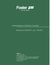 Foster 7136 042 User manual