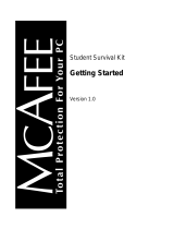 McAfee STUDENT SURVIVAL KIT 1.0-GETTING STARTED Getting Started