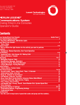 Lucent Technologies MERLIN LEGEND User manual