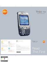 Palm Treo Treo 750 Read this first