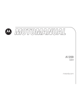 Motorola MOTOMING A1200 Motomanual