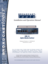 Broadcast Tools DMS-III Operating instructions