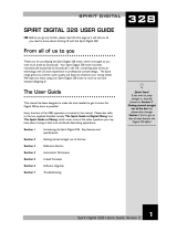 Spirit Digital 328 User manual