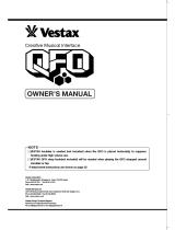 Vestax QFO Owner's manual