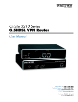 Patton OnSite 3210 Series User manual
