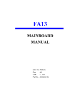 FIC FA13 User manual