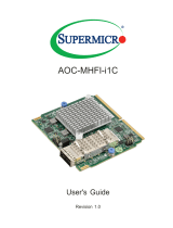 Supermicro AOC-MHFI-i1CM User manual