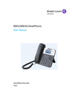 Alcatel-Lucent DeskPhone 8001G User manual