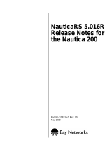 Bay Networks NauticaRS 5.016R Release note