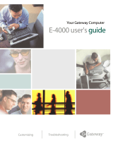 Gateway E-4000 User manual