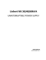 Liebert NX 30 User manual