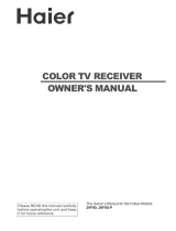 Haier 29F9D-P Owner's manual