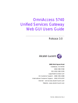 Alcatel-Lucent OmniAccess 5740 User manual