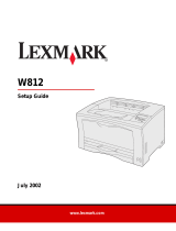 Lexmark 812tn - W B/W Laser Printer Setup Manual