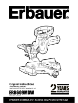 Erbauer ERB609MSW Original Instructions Manual