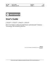 Motorola L705CBT User manual