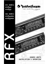 Rockford Fosgate RFX8340RDS Installation & Operation Manual