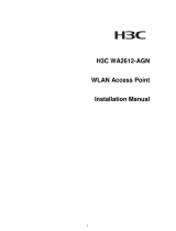 H3C WA2612-AGN Installation guide