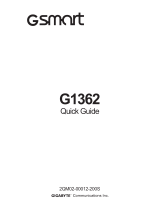 Gigabyte GSmart G1362 Quick Manual