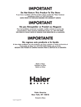 Haier HVR042 User manual