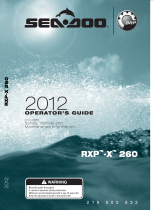 Sea-doo RXP-X 260 User manual