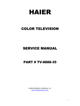 Haier TV-8888-35 User manual