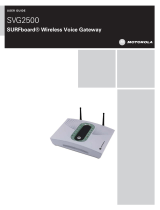 Motorola SURFboard SVG2500 User manual