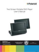 Polaroid Two Screen Portable DVD Player User manual