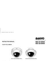 Sanyo VDC-D1184VA User manual