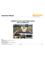 Automotive Distance Control Systems GmbH ARS 3-A User manual