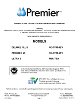 Premier PUR-TEK Installation, Operation and Maintenance Manual