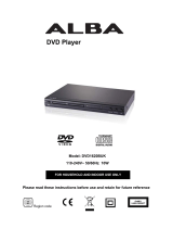 Alba DVD1620BUK User manual