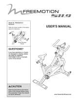 FreeMotion S11.9 User manual