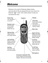 Motorola V120C Owner's manual