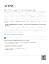 Juniper QFX5120 Series Quick start guide