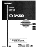 Aiwa XD-DV300 Operating Instructions Manual
