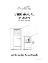 Proline T1000 User manual