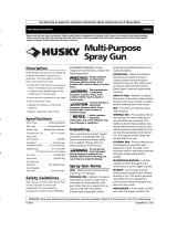 Husky HDS420 Operating Instructions Manual