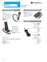 Motorola C370 Series Operating instructions
