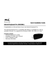 Micro Innovations KB535BL Quick Installation Manual