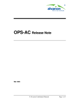 Alvarion OPS-AC Release note